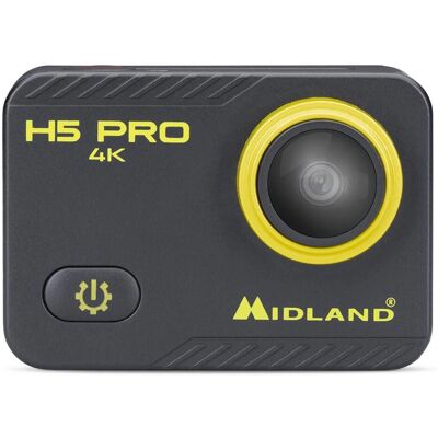 Midland H5 Pro 4K Actionkamera - Vandtæt, Wi-Fi, 2-tommer skærm Midland H5 Pro 4K Actionkamera - Vandtæt, Wi-Fi, 2-tommer skærm