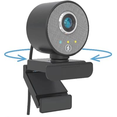 Webcam Midland Follow-U - 1080p, Rotation 355°, Microphone, Suivi en direct Webcam Midland Follow-U - 1080p, Rotation 355°, Microphone, Suivi en direct