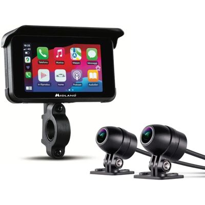 Σύστημα Κάμερας Μοτοσυκλέτας Midland BikePlay Guardian GPS Αδιάβροχο Οθόνη Σύστημα Κάμερας Μοτοσυκλέτας Midland BikePlay Guardian GPS Αδιάβροχο Οθόνη