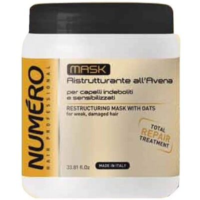 Masca Reconstructivă Numero cu Ovăz - Masca pentru păr - 1000ml Masca Reconstructivă Numero cu Ovăz - Masca pentru păr - 1000ml
