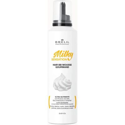 Brelil Professional Milky Sensation Haar BB Mousse - Feuchtigkeitsspendender Schaum Brelil Professional Milky Sensation Haar BB Mousse - Feuchtigkeitsspendender Schaum