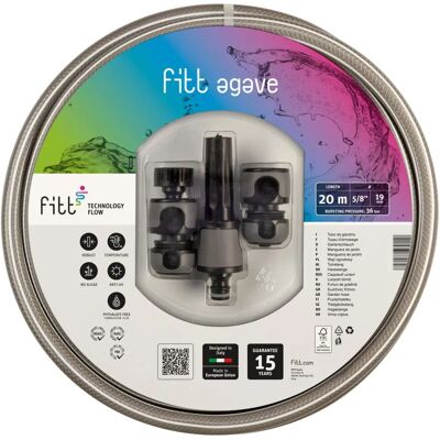 Tubo da giardino FITT Agave - Resistente UV, PVC 4 strati, 20m Tubo da giardino FITT Agave - Resistente UV, PVC 4 strati, 20m