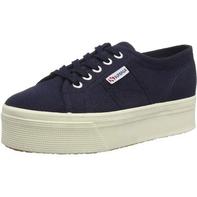 Superga 2790ACOTW Navy Plattform Sneakers - Sneakers Superga 2790ACOTW Navy Plattform Sneakers - Sneakers
