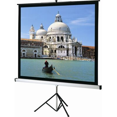 Écran de projection SOPAR 1224 - Trépied - 240x200cm - 107" - Publicité Écran de projection SOPAR 1224 - Trépied - 240x200cm - 107" - Publicité