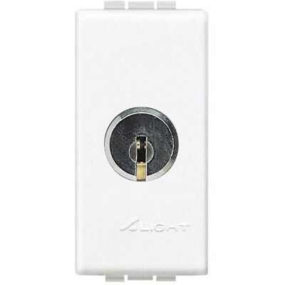Interrupteur lumineux blanc Legrand N4022 - 1P, 16A, Clé amovible - Livinglight - Publicité Interrupteur lumineux blanc Legrand N4022 - 1P, 16A, Clé amovible - Livinglight - Publicité