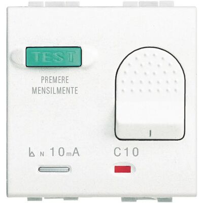 Legrand N4305/10 Disjoncteur - 1P+N, 10A, 3kA, 10mA - Publicité Legrand N4305/10 Disjoncteur - 1P+N, 10A, 3kA, 10mA - Publicité