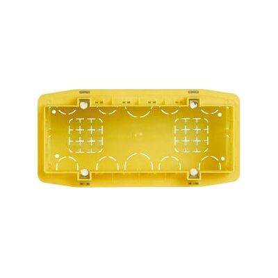 Legrand 506L Caixa elétrica - 6/7 Módulos, Amarelo Legrand 506L Caixa elétrica - 6/7 Módulos, Amarelo