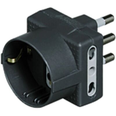 BTicino S3611G Adaptateur secteur - Type L et F - Publicité BTicino S3611G Adaptateur secteur - Type L et F - Publicité