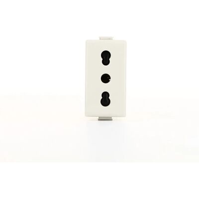 BTicino A5180 Presa bipasso avorio - Standard Italia 2P+T 10/16A BTicino A5180 Presa bipasso avorio - Standard Italia 2P+T 10/16A