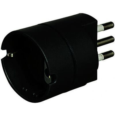 Adattatore Spina Bticino S3623GE - Presa Tedesca/Italiana - 10A Adattatore Spina Bticino S3623GE - Presa Tedesca/Italiana - 10A