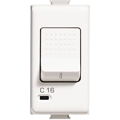 Disjoncteur BTicino AM5216S - Bipolaire 16A, 230V, IP20 - Publicité Disjoncteur BTicino AM5216S - Bipolaire 16A, 230V, IP20 - Publicité