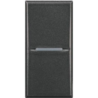Plaque murale Bticino HS4004 - Axolute - 1 Module - Anthracite - Couvercle d'interrupteur - Publicité Plaque murale Bticino HS4004 - Axolute - 1 Module - Anthracite - Couvercle d'interrupteur - Publicité