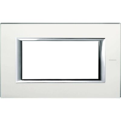 B-Ticino - Wandplatte - 4 Module - Glaspiegel - Axolute Serie B-Ticino - Wandplatte - 4 Module - Glaspiegel - Axolute Serie