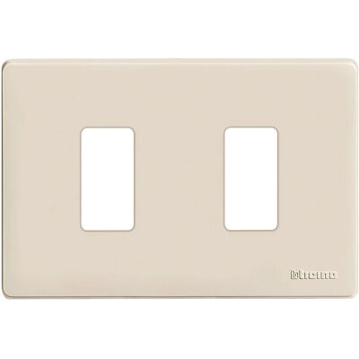 Bticino Panel w Żywicy Kości Słoniowej 2 Moduły - Panel Bticino Panel w Żywicy Kości Słoniowej 2 Moduły - Panel