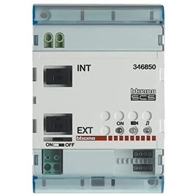 BTicino Modèle 346850 Interface modulable pour appartement - Publicité BTicino Modèle 346850 Interface modulable pour appartement - Publicité