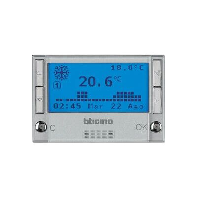 Thermostat Bticino HC4451 - Programmation quotidienne/hebdomadaire Thermostat Bticino HC4451 - Programmation quotidienne/hebdomadaire