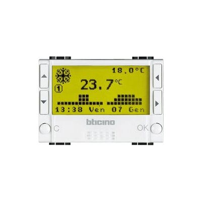 Bticino N4451 Thermostat - Programmierbarer 3-Position Digitalreglerung Bticino N4451 Thermostat - Programmierbarer 3-Position Digitalreglerung