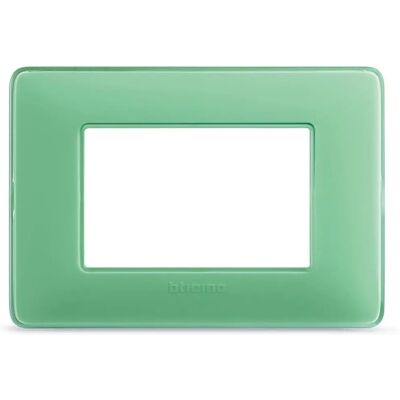 B-Ticino Modèle AM4803CVC Série Matix Plaque de Couverture 3 Modules - Thé Vert - Publicité B-Ticino Modèle AM4803CVC Série Matix Plaque de Couverture 3 Modules - Thé Vert - Publicité