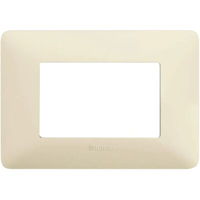 Piastra Interruttore BTicino Matix - 3 Moduli Avorio - Design Moderno Piastra Interruttore BTicino Matix - 3 Moduli Avorio - Design Moderno