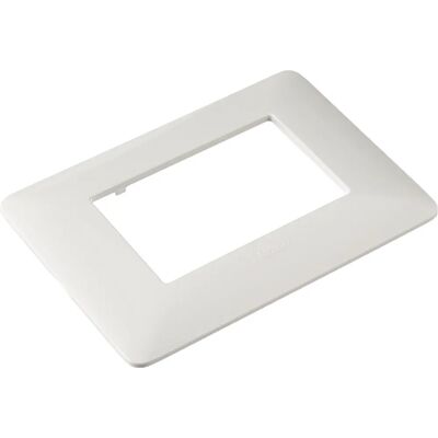 Plaque d'interrupteurs BTicino Matix - 3 Modules Blanc - Publicité Plaque d'interrupteurs BTicino Matix - 3 Modules Blanc - Publicité