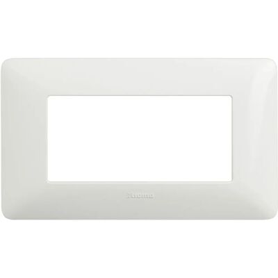 BTicino Matix Weiße 4-Modul Platte - Schalterabdeckung BTicino Matix Weiße 4-Modul Platte - Schalterabdeckung