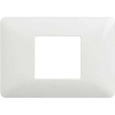 B-Ticino Modelo AM4819BBN - Blanco, 2 Módulos - Placa de interruptor B-Ticino Modelo AM4819BBN - Blanco, 2 Módulos - Placa de interruptor