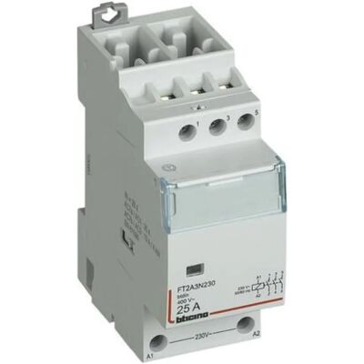 Contacteur BTicino 25A 2 Modules - IP20 - Publicité Contacteur BTicino 25A 2 Modules - IP20 - Publicité