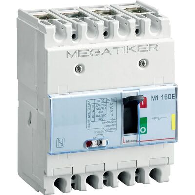 BTicino T714E100 100A Disjoncteur Moldé - Circuit Breaker - Publicité BTicino T714E100 100A Disjoncteur Moldé - Circuit Breaker - Publicité