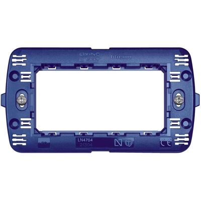 BTicino LN4704 - Support pour 4 Modules pour Plaques Murales - Publicité BTicino LN4704 - Support pour 4 Modules pour Plaques Murales - Publicité
