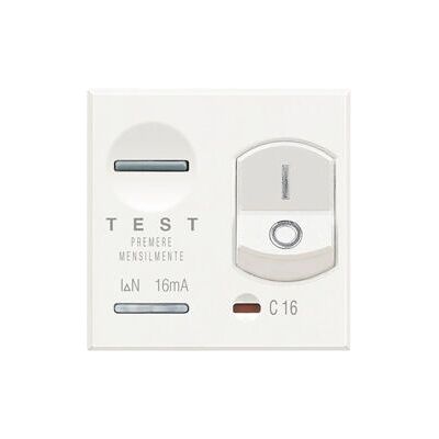 BTicino HD4305A10 Leitungsschutzschalter - 2P, 10A, Weiß BTicino HD4305A10 Leitungsschutzschalter - 2P, 10A, Weiß