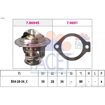 FACET Opel Antara 2.0 CDTi Thermostat - Thermostat FACET Opel Antara 2.0 CDTi Thermostat - Thermostat