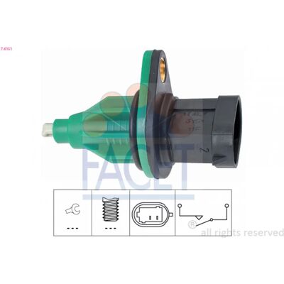 FACET 7.6151 Switch - Rear Light - Made in Italy FACET 7.6151 Switch - Rear Light - Made in Italy