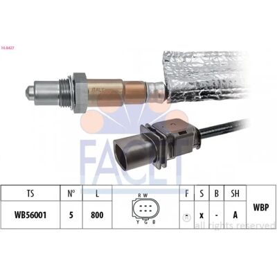 Sonda lambda FACET - 022906262am - Uniwersalna dla VW, Audi, Skoda Sonda lambda FACET - 022906262am - Uniwersalna dla VW, Audi, Skoda