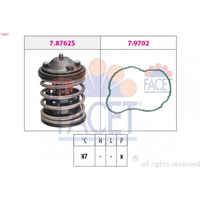 FACET Thermostat - 7.8827 OEM BMW Teile FACET Thermostat - 7.8827 OEM BMW Teile