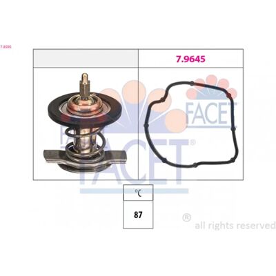 FACET Thermostat - 7.8595 - Temperature 87°C FACET Thermostat - 7.8595 - Temperature 87°C