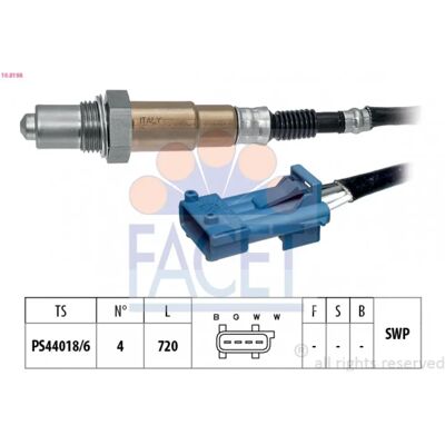 Facet Lambda Sensor - OE Equivalent for BMW 1/3 Series - 720mm Facet Lambda Sensor - OE Equivalent for BMW 1/3 Series - 720mm