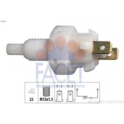 FACET Opel Bromsljusomkopplare - Bromssystemdel FACET Opel Bromsljusomkopplare - Bromssystemdel