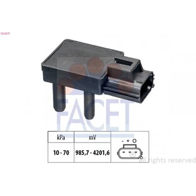 Facet 10.3277 Exhaust Gas Pressure Sensor - Sensor Facet 10.3277 Exhaust Gas Pressure Sensor - Sensor