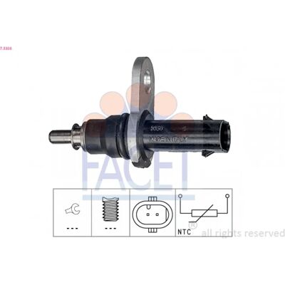 FACET Oil Temperature Sensor - Automotive Part FACET Oil Temperature Sensor - Automotive Part