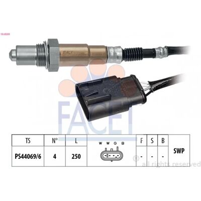 FACET Lambda Sensor - 8012510062340 FACET Lambda Sensor - 8012510062340