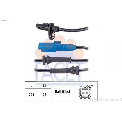 FACET 21.0205 - Wheel Speed Sensor FACET 21.0205 - Wheel Speed Sensor