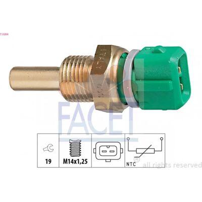 FACET 8012510070710 - Sonda della Temperatura del Liquido di Raffreddamento FACET 8012510070710 - Sonda della Temperatura del Liquido di Raffreddamento