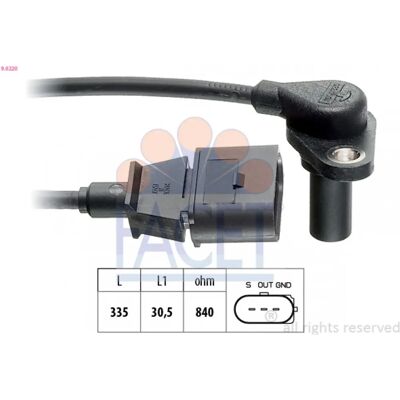 FACET 9.0220 Impulse Sensor - OE Equivalent FACET 9.0220 Impulse Sensor - OE Equivalent