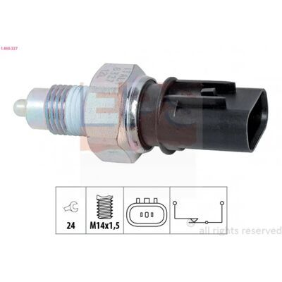 Hyundai 1.860.327 Interruptor Luz de marcha atrás - Luz de marcha atrás Hyundai 1.860.327 Interruptor Luz de marcha atrás - Luz de marcha atrás