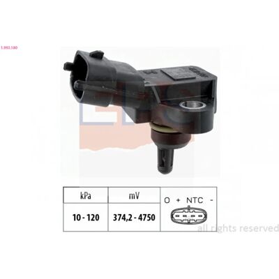 Senzor de presiune barometrică KIA Hyundai - Echipament OE Senzor de presiune barometrică KIA Hyundai - Echipament OE