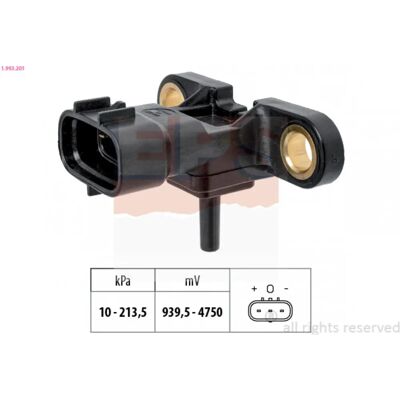 EPS 1.993.201 Barometric Pressure Sensor - Height & Intake Manifold EPS 1.993.201 Barometric Pressure Sensor - Height & Intake Manifold