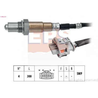 EPS lambda-sensor fra Valeo - OE-tilsvarende - Oppvarmet - Laget i Italia - Lambda Sensor EPS lambda-sensor fra Valeo - OE-tilsvarende - Oppvarmet - Laget i Italia - Lambda Sensor