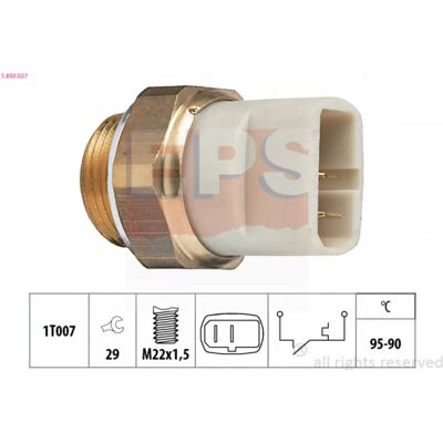 HELLA 1.850.027 Διακόπτης Θερμοκρασίας - 90-95°C HELLA 1.850.027 Διακόπτης Θερμοκρασίας - 90-95°C