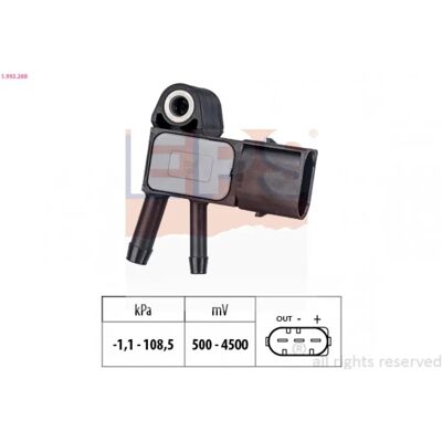 Hella 1.993.269 Sensor de Presión de Aire - Sensor de Presión Hella 1.993.269 Sensor de Presión de Aire - Sensor de Presión