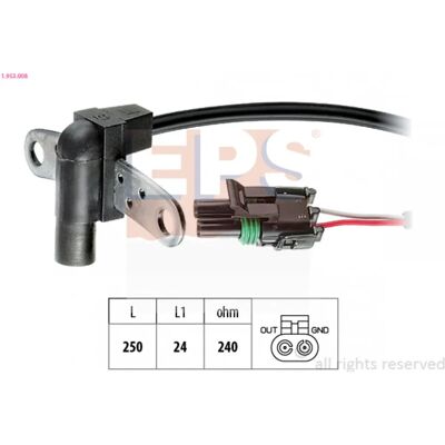 Volvo Impuls Sensor 1.953.008 - Til automatisk transmission Volvo Impuls Sensor 1.953.008 - Til automatisk transmission